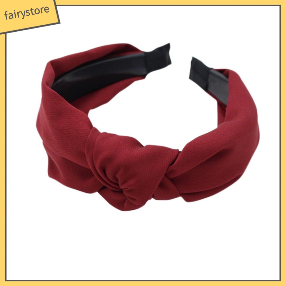 Băng đô cài tóc kiểu xoắn nơ dành cho phái nữ