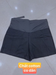 Quần đùi BẦU chất cotton co dãn 4 chiều