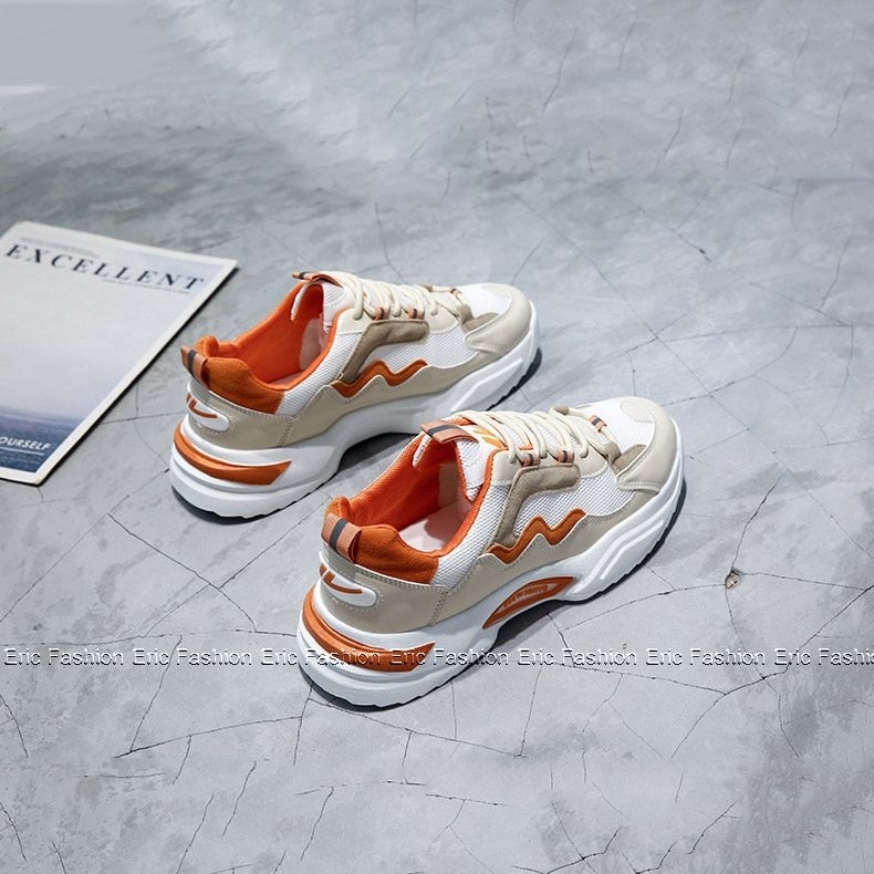 Giày Thể Thao Nam Tập Gym Chạy Bộ Thể Dục Eric Fashion giày sneaker nam cổ thấp giá rẻ G241