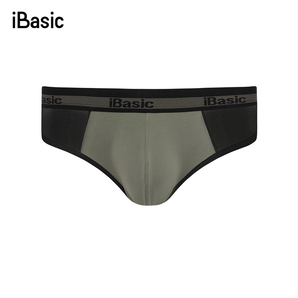 [Mã WABRH44 giảm 12% đơn 99K] Quần lót nam brief micro phối lưới iBasic PANM039