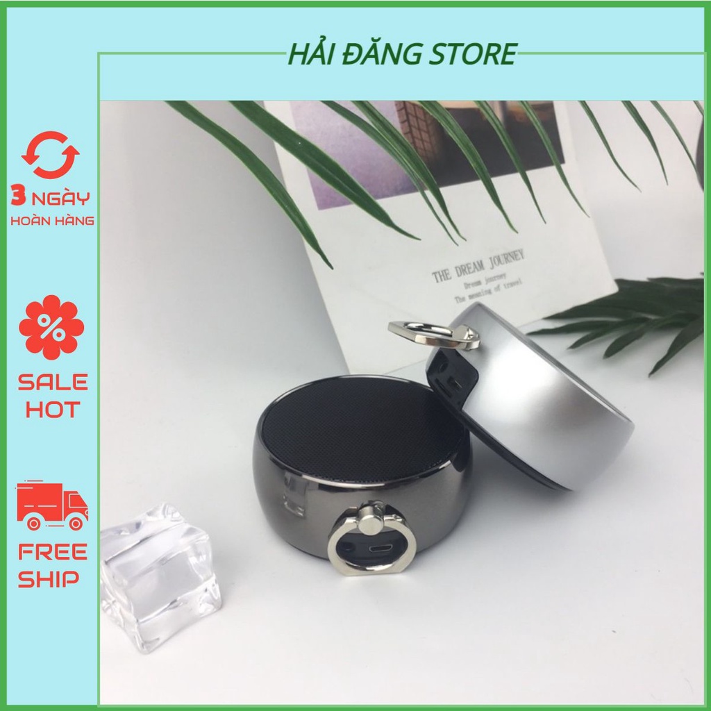 Loa Bluetooth Mini Bs02 Có Móc Treo Tiện Lợi Và Khe Cắm Thẻ Nhớ, Cổng 3.5mm