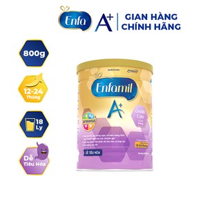 Sữa Bột Enfamil A+ Gentle Care 800g/lon (A+2)