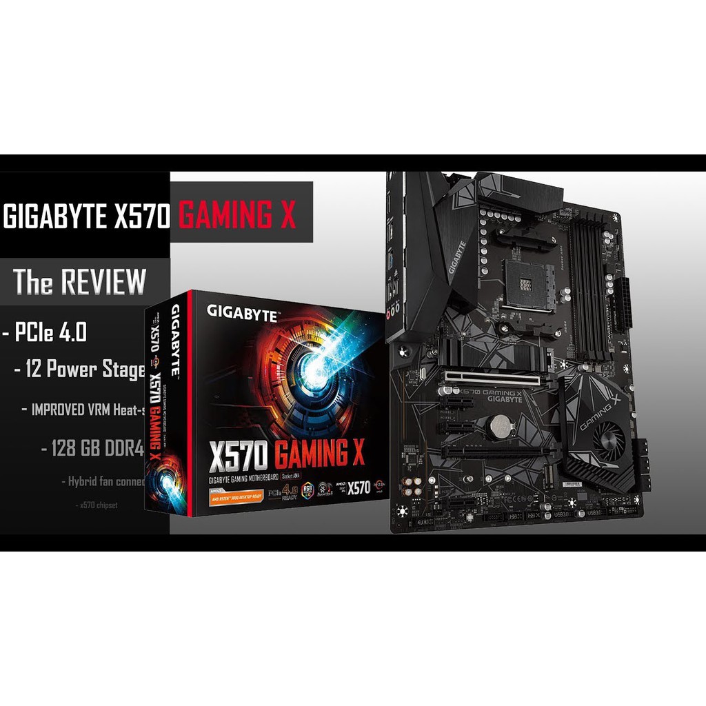 Bo mạch chủ GIGABYTE X570 GAMING X AM4 ATX | BigBuy360 - bigbuy360.vn