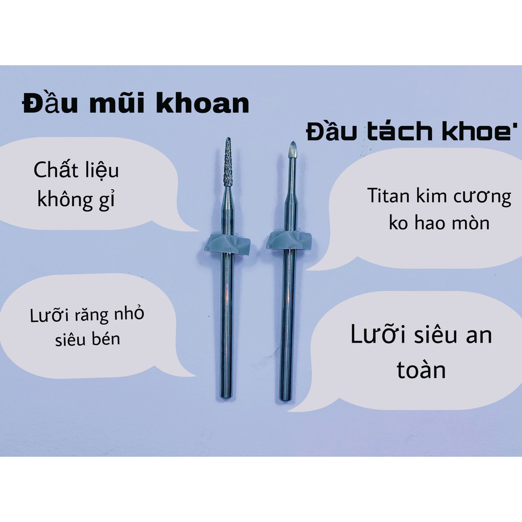 đầu mài làm móng các loại