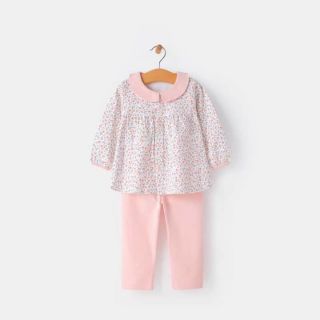 Bộ dài tay cúc giữa xuất Nhật dáng babydoll