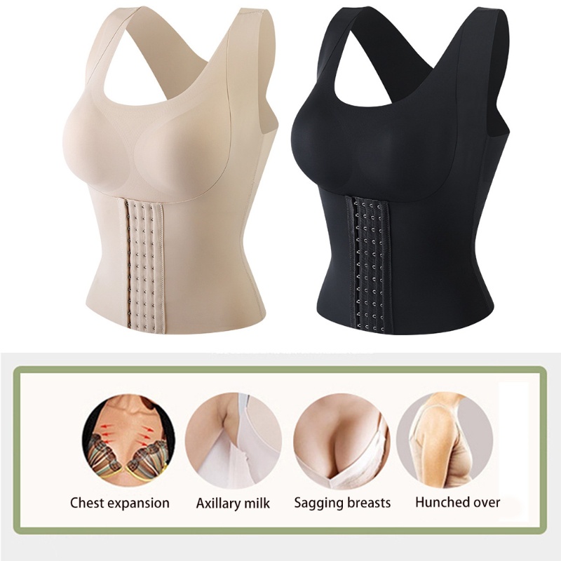 Áo lót nâng ngực 4 trong 1 định hình lưng và cơ thể không gọng cho nữ