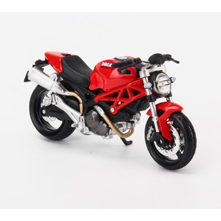 MÔ HÌNH XE MOTO Siêu Xe Ducati Monster 696 Đỏ - MAISTO tỷ lệ 1:12
