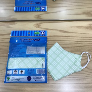 [Giặt được] Set 5 Khẩu Trang Mayan 3D Mask