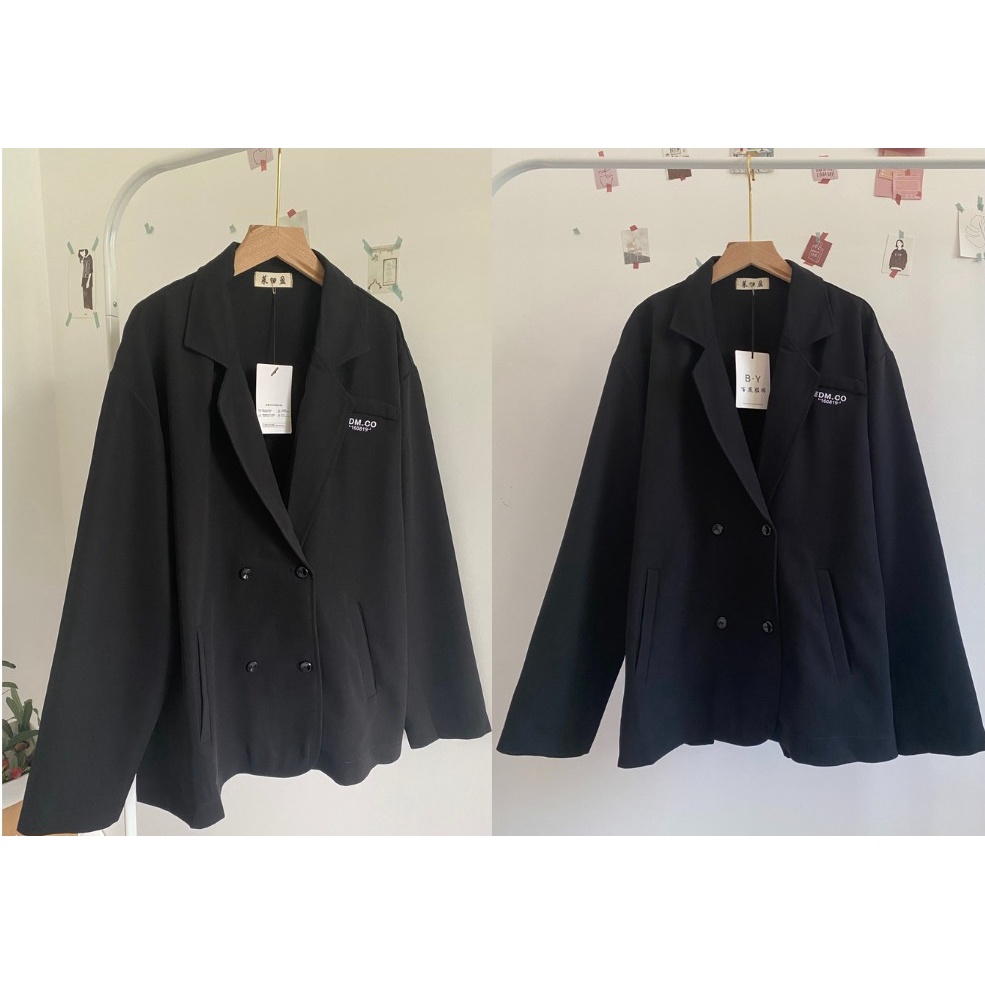 Áo blazer thêu chữ form hàn quốc v1 115cm