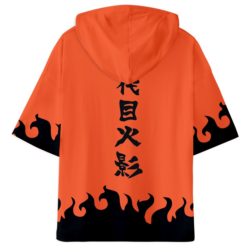 Áo hoodies có nón in hoạ tiết in phong cách phim Naruto 3D cá tính