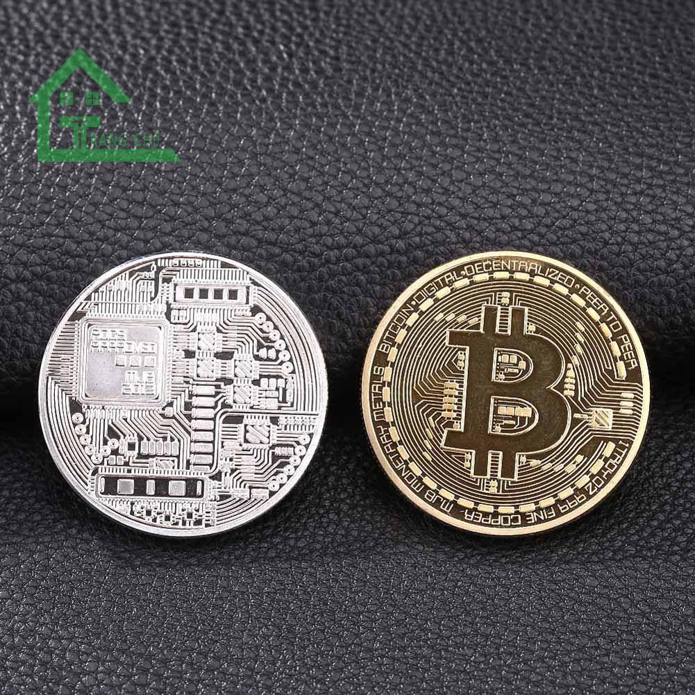 Đồng Xu Bitcoin Có Hộp Đựng