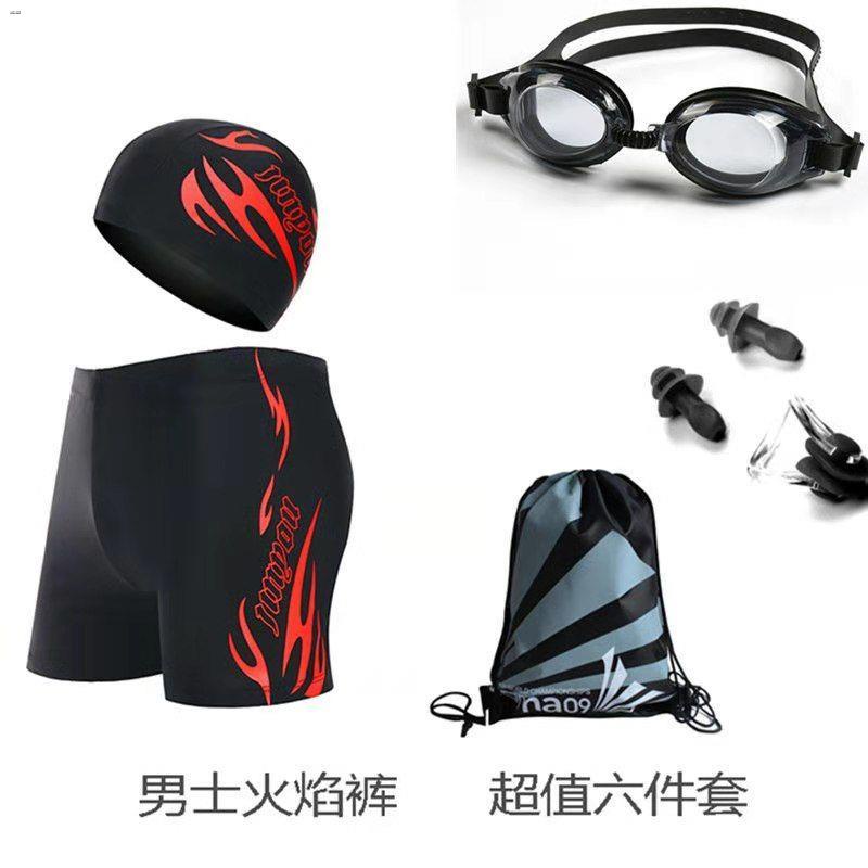 ☍Quần bơi nam boxer dành cho người lớn quần bơi phù hợp với nam giới rộng rãi cộng với kích thước áo tắm nam thời trang