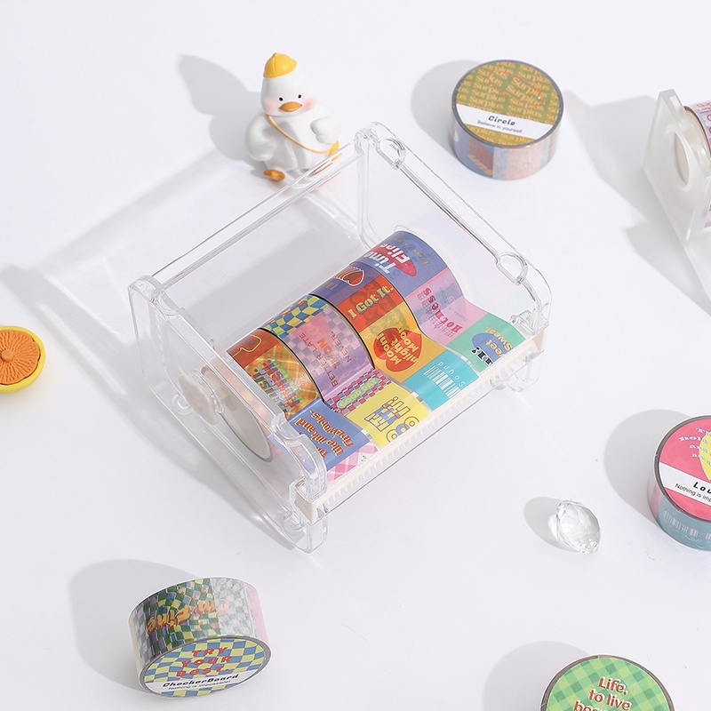 Sticker PET Dán Trang Trí Dạng Washi Tape Y2K Aesthetic Style Hàn