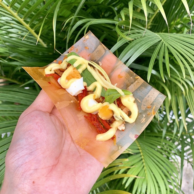 Set bánh tráng dẻo tôm bơ lục vị