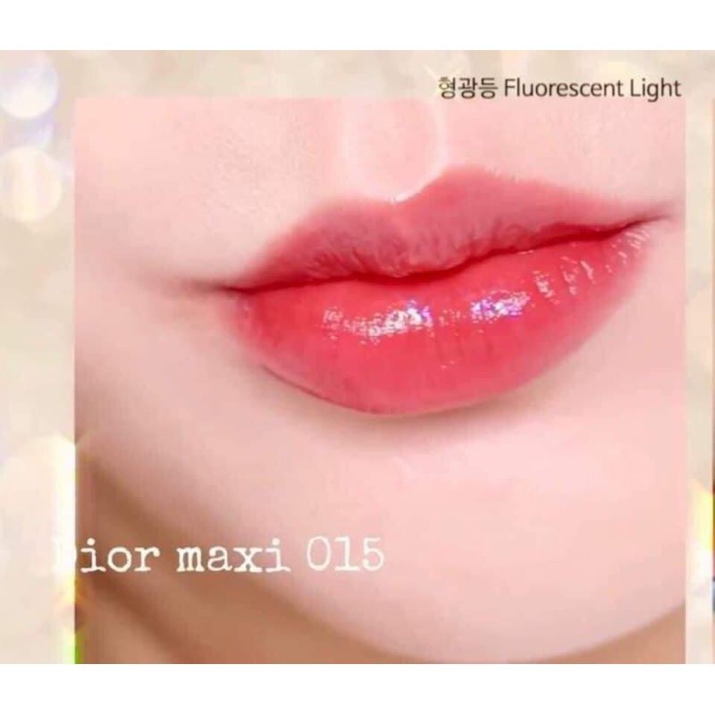 SON DƯỠNG MÔI DIOR LIP MAXIMIZER MINI MÀU 015 ĐỎ CHERRY SIÊU XINH.