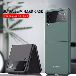 Ốp điện thoại nhựa mỏng cao cấp cho Samsung Galaxy Z Flip3 5G Z Flip 3