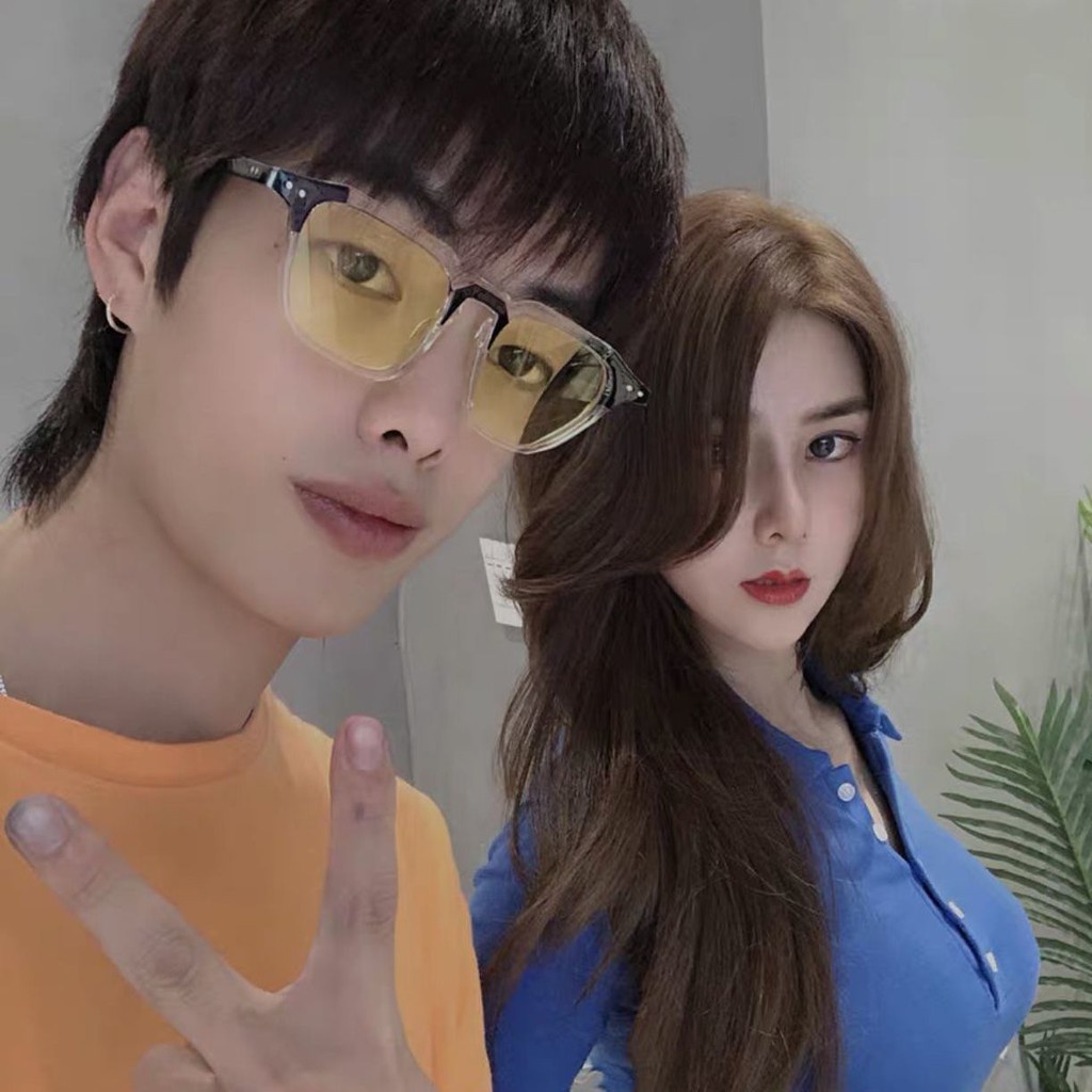 Kính Mát Tròng Màu Gradient Phong Cách Retro Thời Trang Sành Điệu