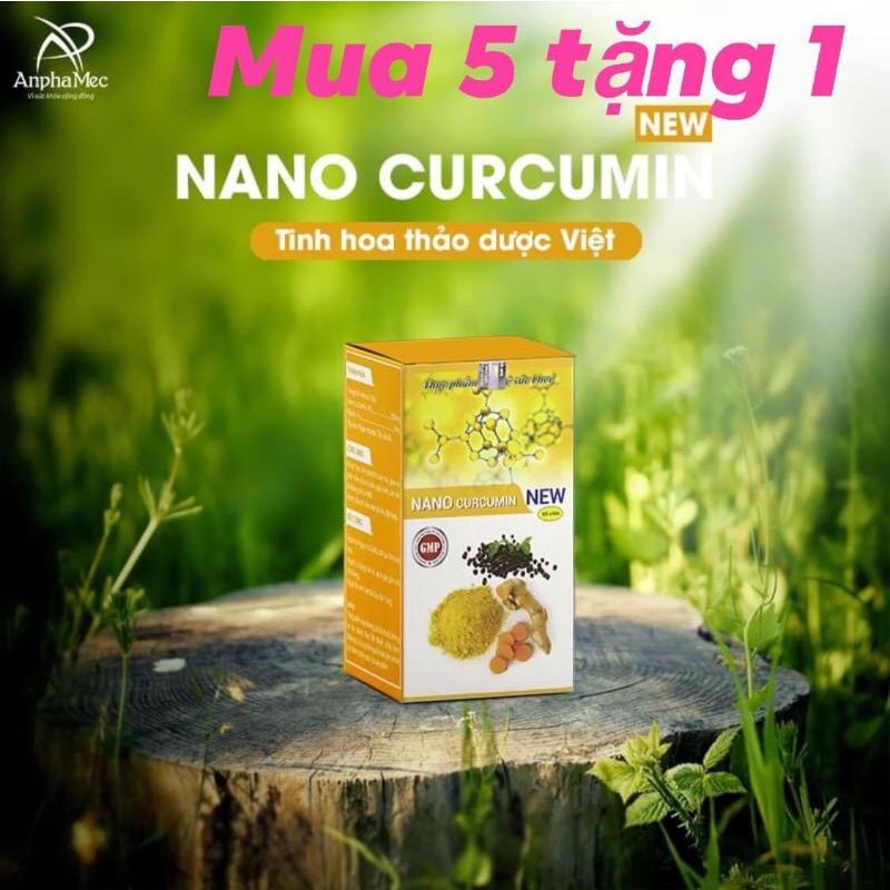 (MUA 5 TẶNG 1) Tinh nghệ Nano Curcumin New ( dạng viên ) - SP Viện Hàn Lâm