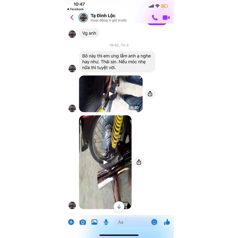 Pô 2543 đít vát móc hoặc êm gắn cho DREAM - WAVE 50cc/100cc/110cc