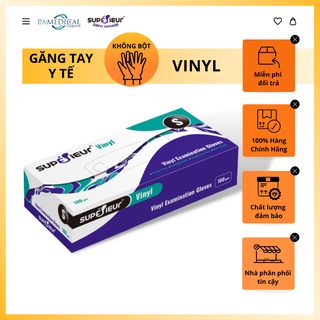 Găng tay y tế/ chuyên chế biến thực phẩm cao cấp vinyl - supérieur