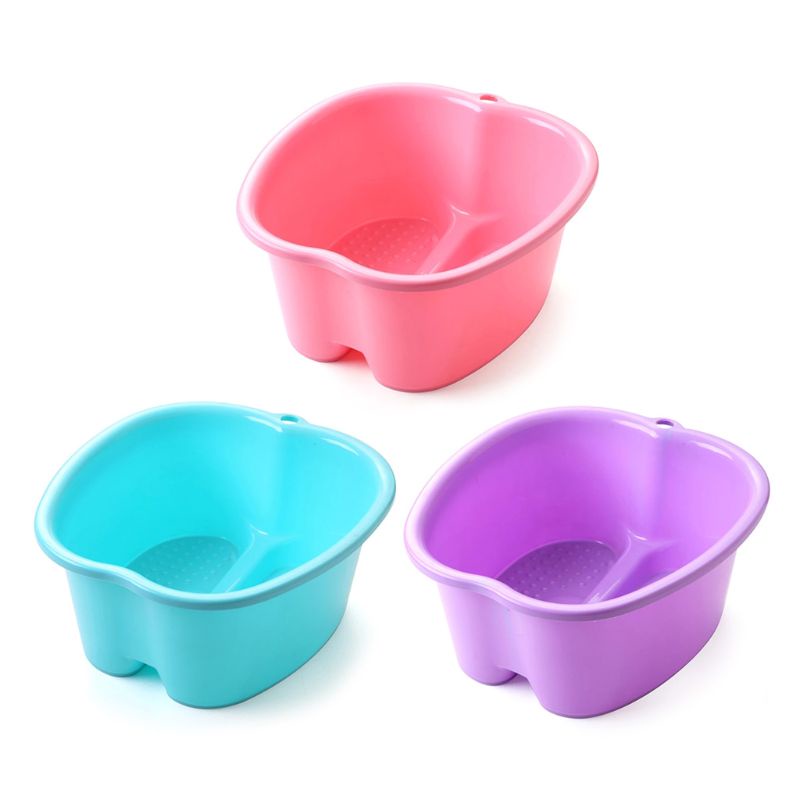 Chậu Ngâm Chân Thải Độc Bằng Nhựa 3 Màu Kích Thước Lớn Dùng Cho Spa