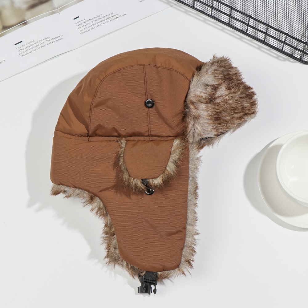 Mũ Lông Giữ Ấm Mùa Đông Nhiều Màu Sắc Đa Dạng Phong Cách Nga Cho Nam Và Nữ