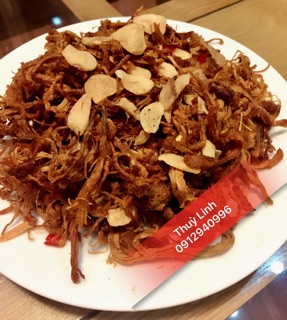 500gr khô heo cháy tỏi