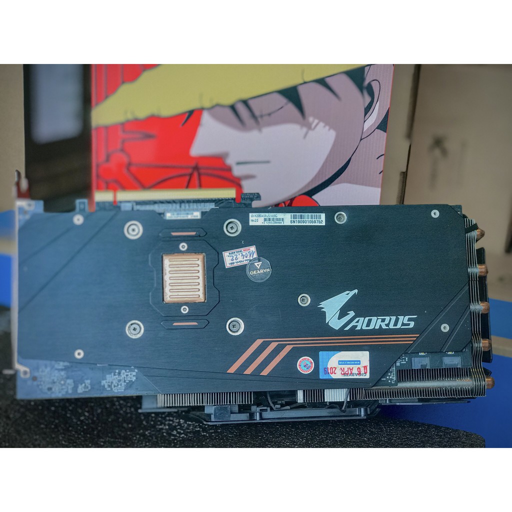 VGA CARD MÀN HÌNH GIGABYTE AORUS RTX 2060 6GB XTREME 2ND CBH 4/2022 không box