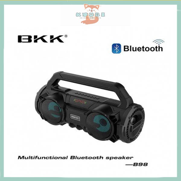 Loa Bluetooth Karaoke BKK  Tặng Kèm Mic - Loa Karaoke Đa Năng | KyuBi Shop