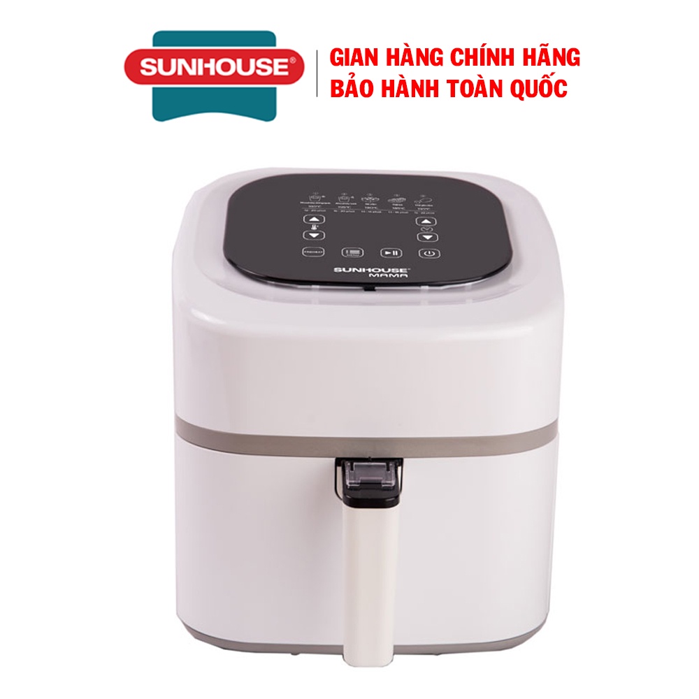 Nồi chiên không dầu Sunhouse Mama SHD4086W, Công suất 1500W, Dung tích 4.5L, Bảo hành 24 tháng