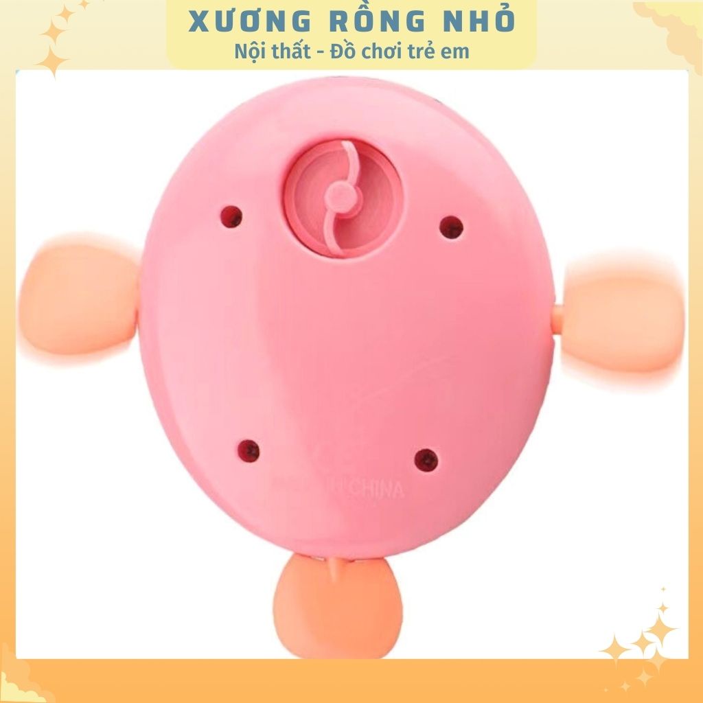 Đồ chơi nhà tắm cho bé, heo, bò phun nước chèo thuyền thả bồn tắm cho bé