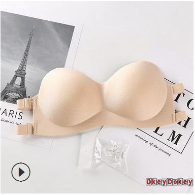 Áo Lót Không Dây Không Đường May Nâng Ngực Thời Trang Gợi Cảm