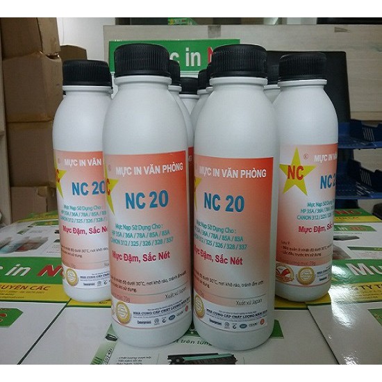 2 chai mực nạp 85a in Đậm, cho hộp zin HP 35a, 83a, 36a, 78a, 79a, Canon 312, 325, 326, 328. Bình, hủ mực bơm, đổ máy in