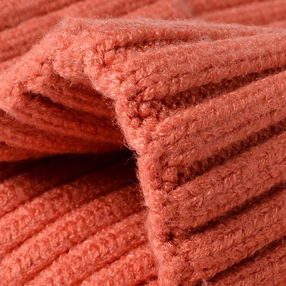 Mũ Beanie Dệt Kim Màu Trơn Dễ Thương Chất Lượng Cao Cho Bạn Gái