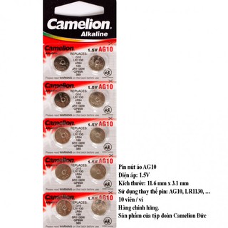 Pin AG3, AG10, AG13 camelion