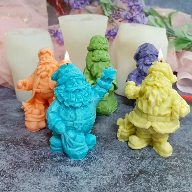 Khuôn Silicone Tạo Hình Làm Bánh Kẹo Hình Giáng Sinh