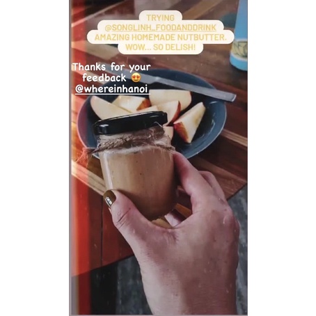 BƠ ĐẬU PHỘNG ĂN KIÊNG GIẢM CÂN KHÔNG ĐƯỜNG NGUYÊN CHẤT SONG LINH PEANUT BUTTER
