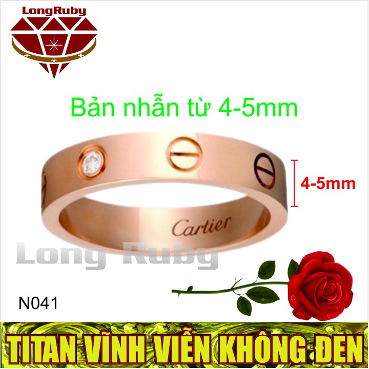 NHẪN CARTIER THỜI TRANG MÀU HỒNG, VÀNG, TRẮNG | NHẪN CATIER