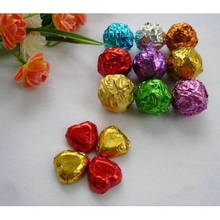 ✿✿✿Giấy Bạc Bọc Kẹo Socola 10*10cm (Tập 100 chiếc)✿✿✿