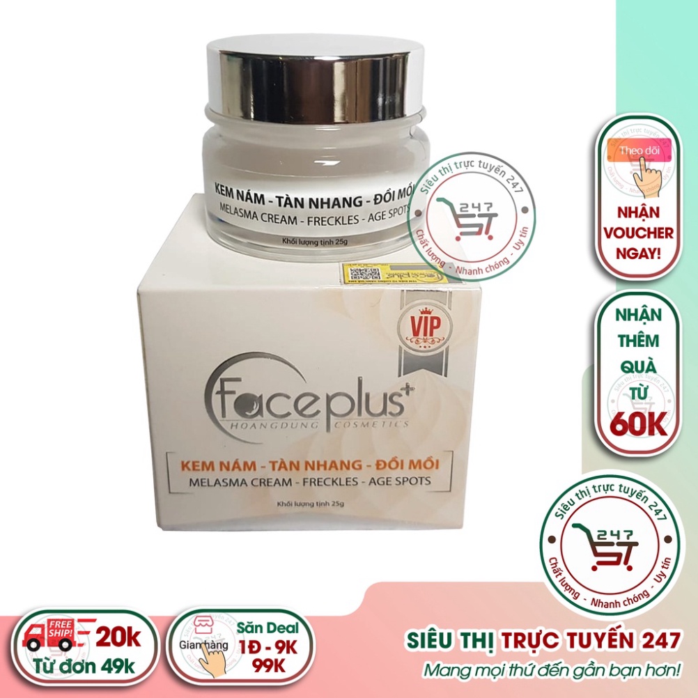 Kem Nám Tàn nhang Đồi mồi Face plus  chăm sóc da hiệu quả
