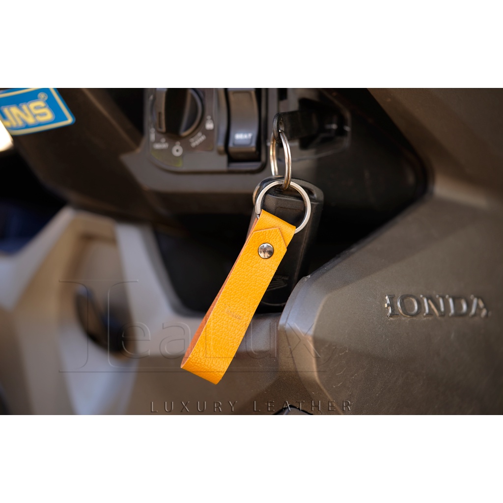 Móc Khóa Da Thật Lealux Keychain 1