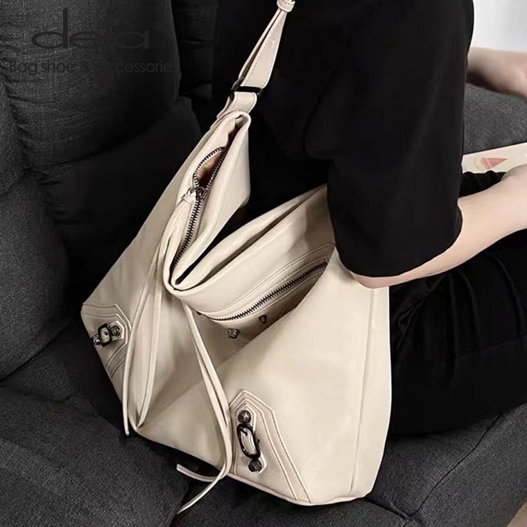 Dela Túi Đeo Chéo Đính Đinh Tán Cỡ Lớn Thời Trang Cho Nữ