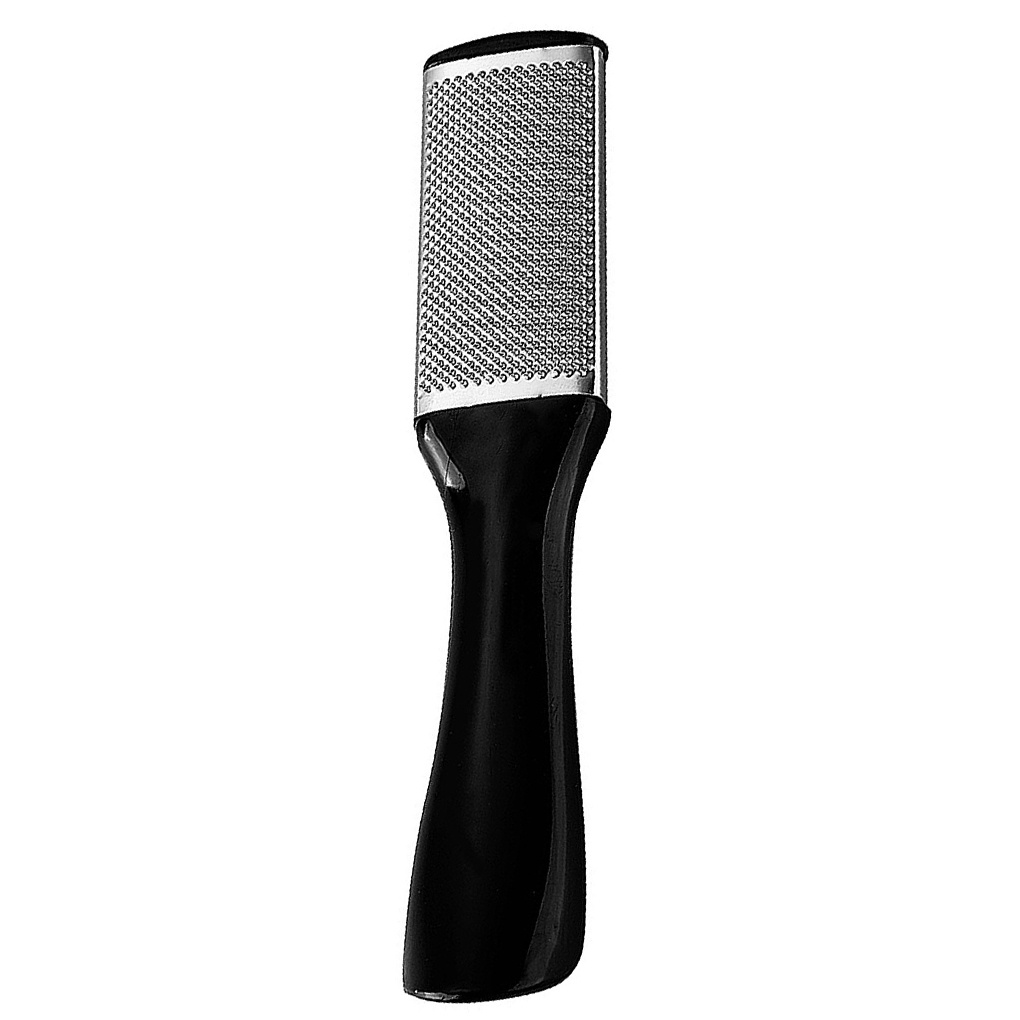 Dụng cụ giũa bằng thép không gỉ có tay cầm bằng nhựa làm sạch da chết cho chân