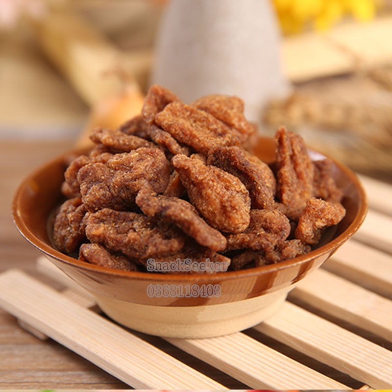 (THỊT HỔ CHAY) ĐẬU HŨ KHÔ VỊ THỊT BÒ NƯỚNG BBQ ## GÓI 20g ăn liền - SNACKSEEKER - Đồ ăn vặt Trung Quốc