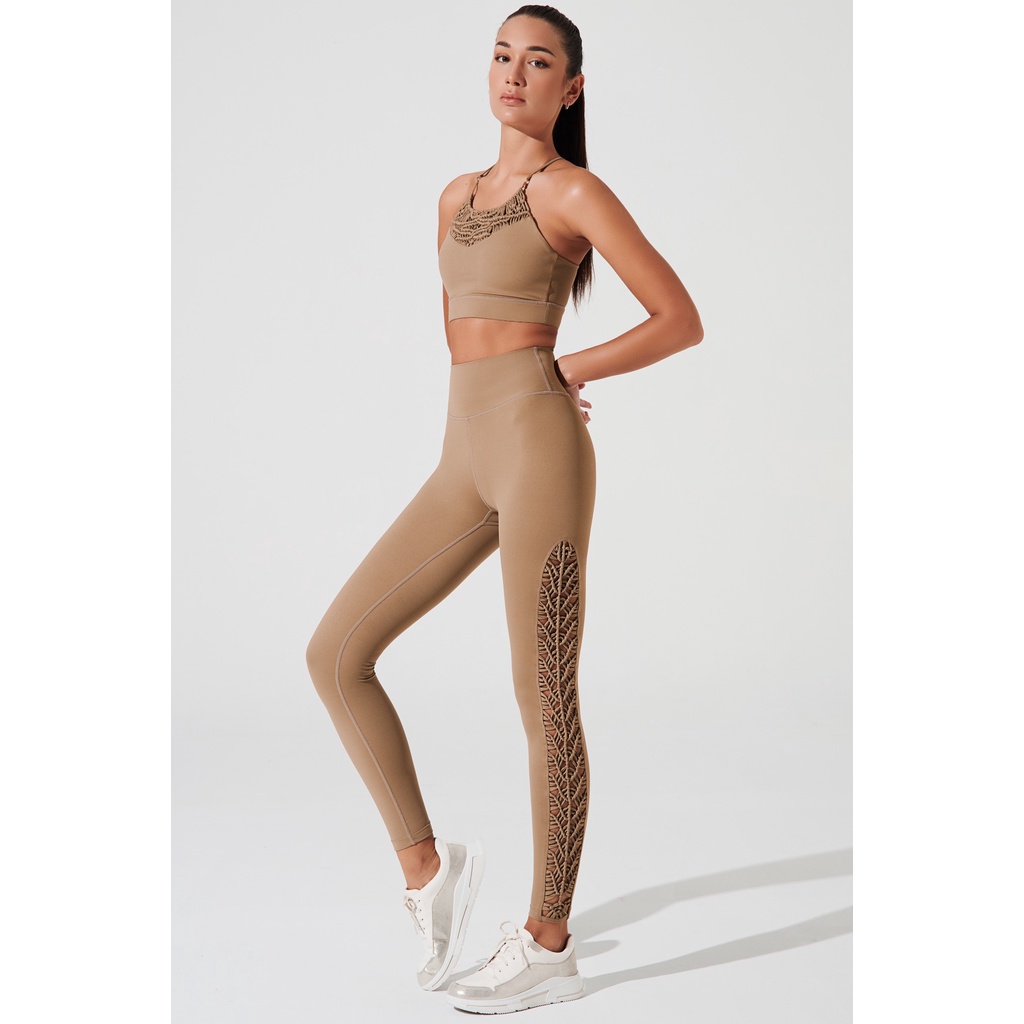 OLABEN Quần tập Yoga Gym lưng cao đan tay J'aisama Hand-Knotted Legging