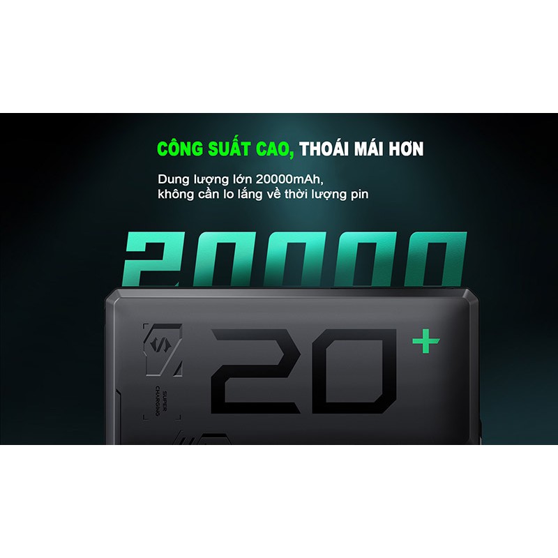 Pin sạc dự phòng Xiaomi Black Shark 20.000Mah (Chính Hãng)