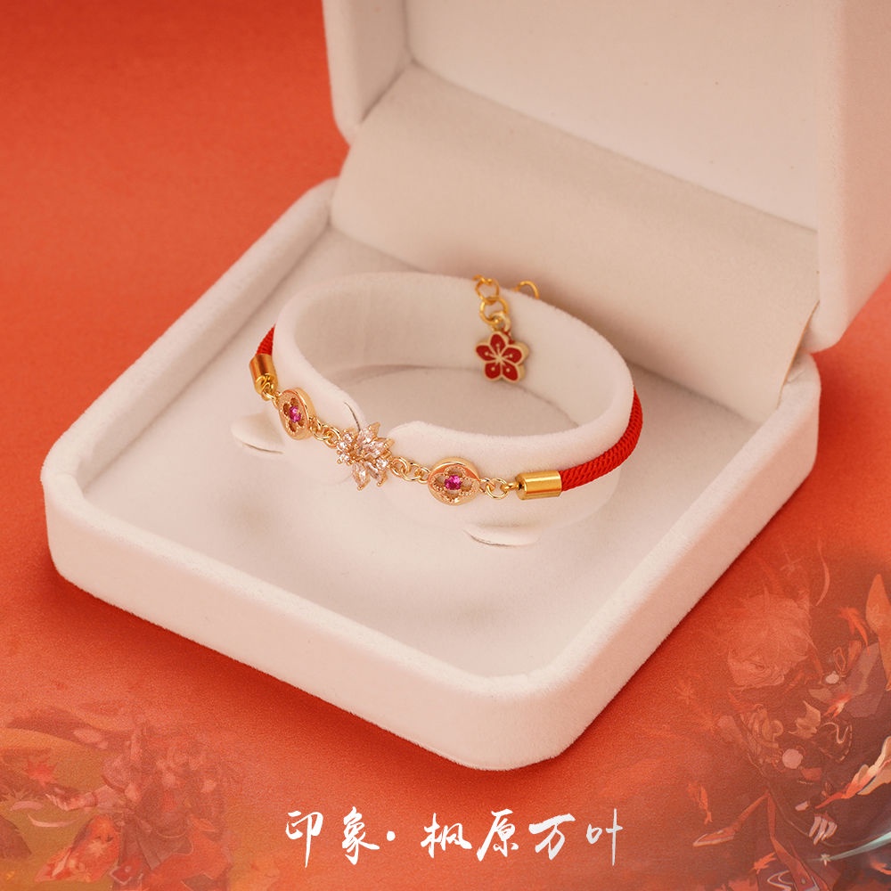 Genshin impact Vòng Đeo Tay Yae Miko fox zircon Kaedehara KazuhaXiao Zhongli Chính Hãng Ấn Tượng Làm Quà Tặng Cho Nữ VN11