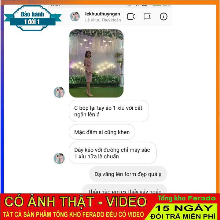 [ xả kho ] MiD Đầm hồng lệch vai V1256 nữ tính Mie Design kèm ảnh thật