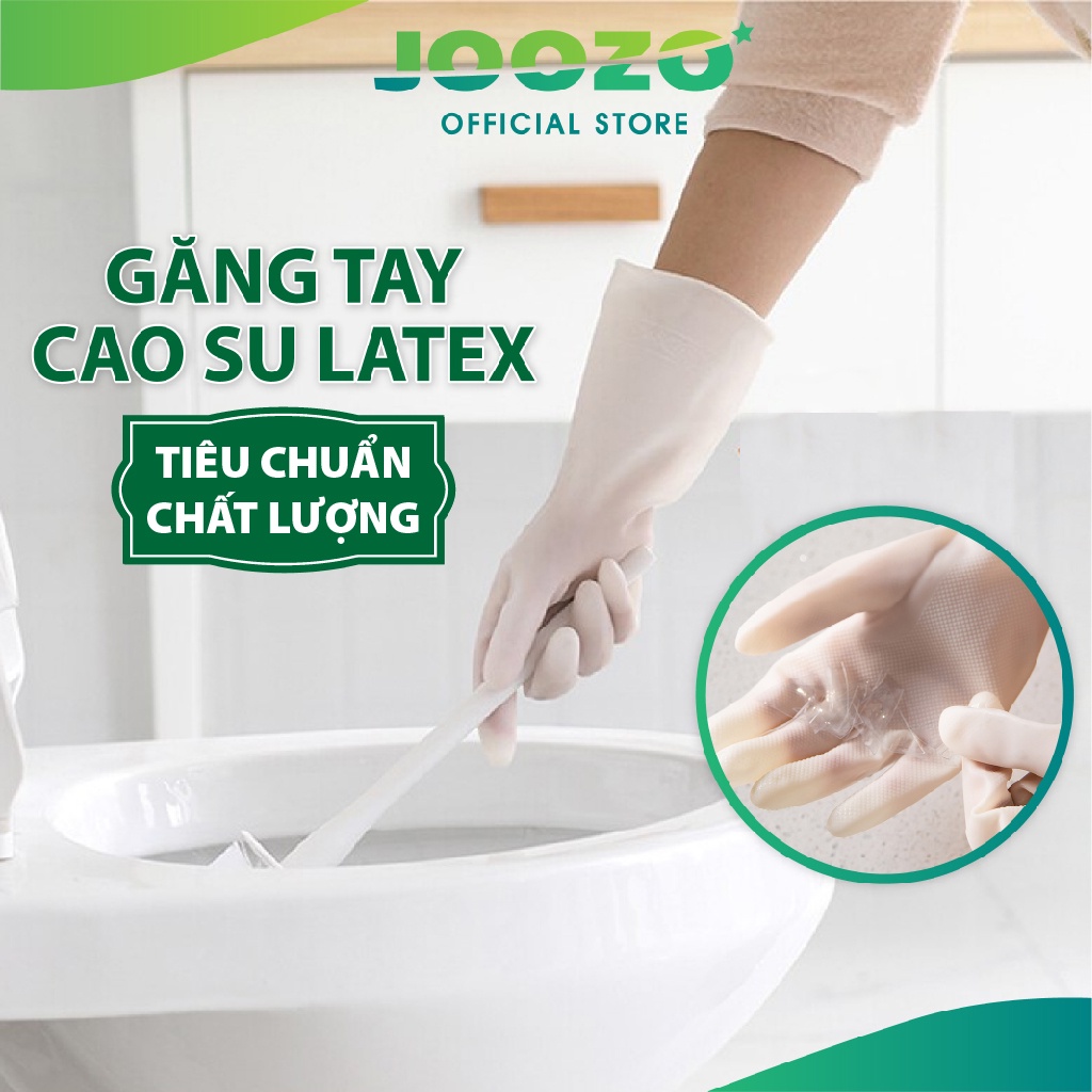 Găng tay cao su siêu dai JOOZO,găng tay chống trơn trượt ,tiện lợi không mùi,không kích ứng da JOOZO