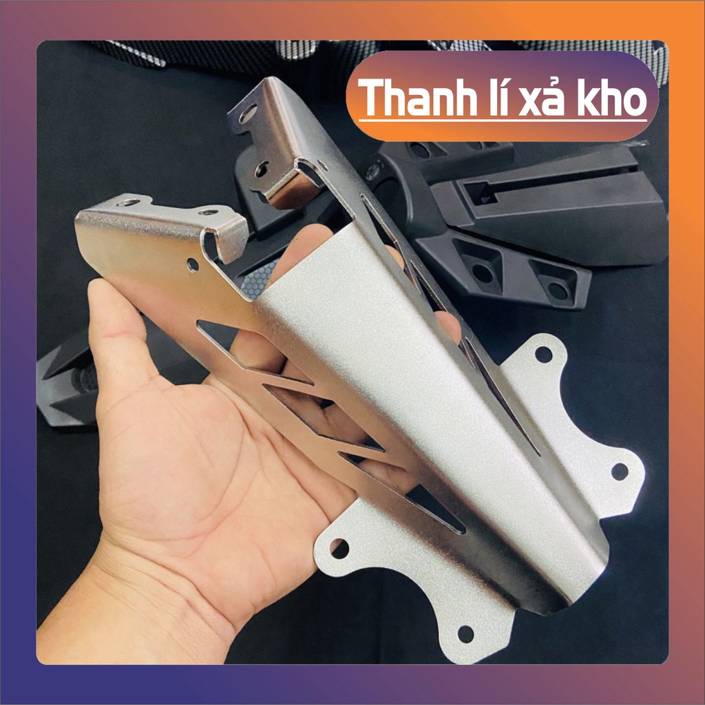 [ XẢ HẾT KHO ] [CỰC MỚI] ỐP ĐUÔI DÈ SAU CHO EXCITER 150 TRANG TRÍ XE CAO CẤP (MÀU BẠC INOX)